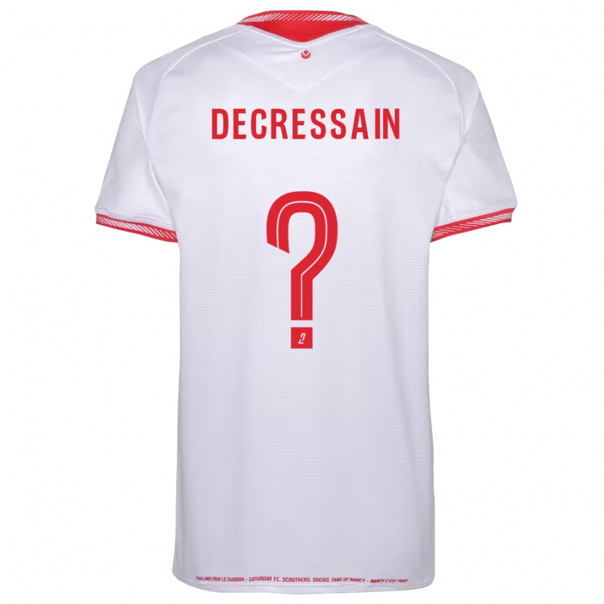 נשים Flavie Decressain #0 שחור אדום הרחק ג'רזי 2025/26 חולצה קצרה