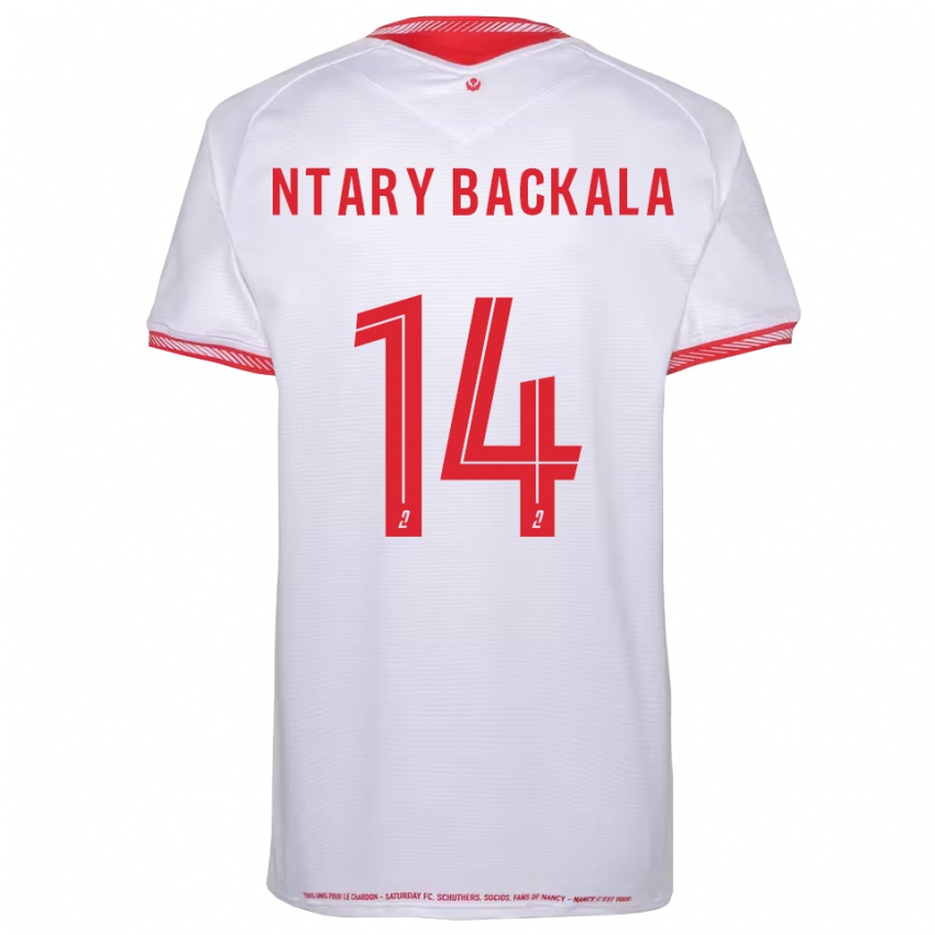 נשים Jordy Ntary Backala #14 שחור אדום הרחק ג'רזי 2025/26 חולצה קצרה