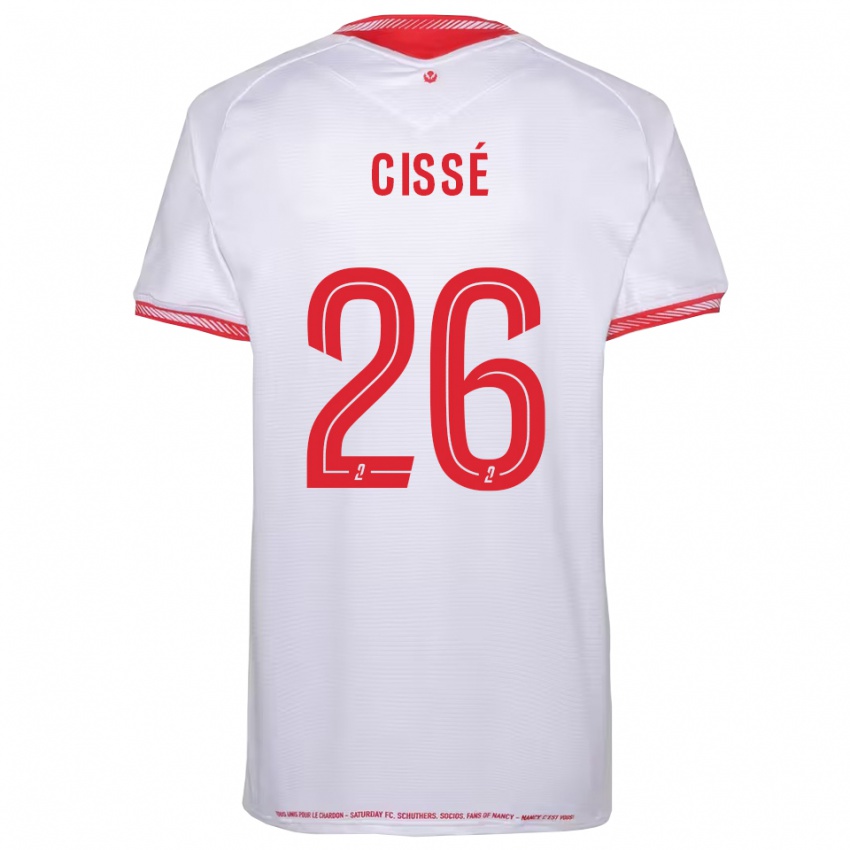 נשים סידי סיסה #26 שחור אדום הרחק ג'רזי 2025/26 חולצה קצרה