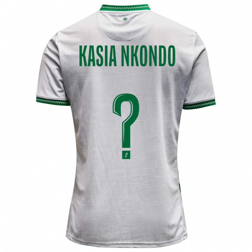 נשים Nathan Kasia Nkondo #0 לבן ירוק הרחק ג'רזי 2025/26 חולצה קצרה