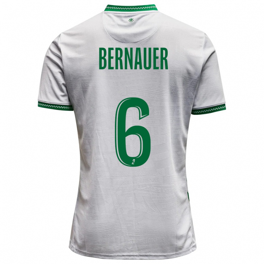 נשים מקסים ברנאוור #6 לבן ירוק הרחק ג'רזי 2025/26 חולצה קצרה