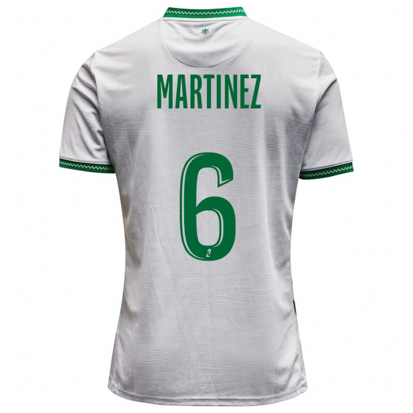 נשים ליסה מרטינז #6 לבן ירוק הרחק ג'רזי 2025/26 חולצה קצרה