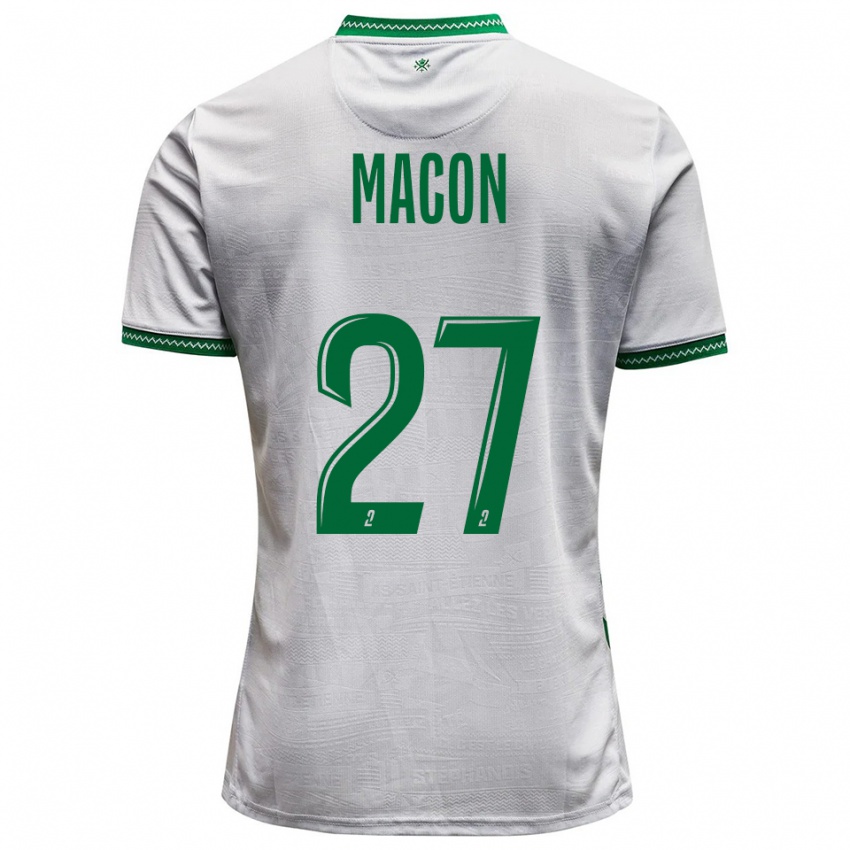 נשים איוואן מאסון #27 לבן ירוק הרחק ג'רזי 2025/26 חולצה קצרה