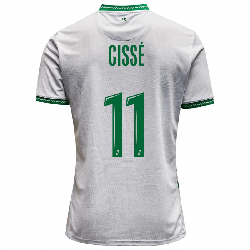 נשים כרים סיסה #11 לבן ירוק הרחק ג'רזי 2025/26 חולצה קצרה