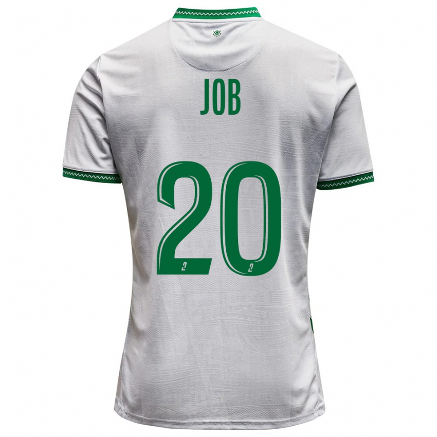 נשים Taëryne Job #20 לבן ירוק הרחק ג'רזי 2025/26 חולצה קצרה