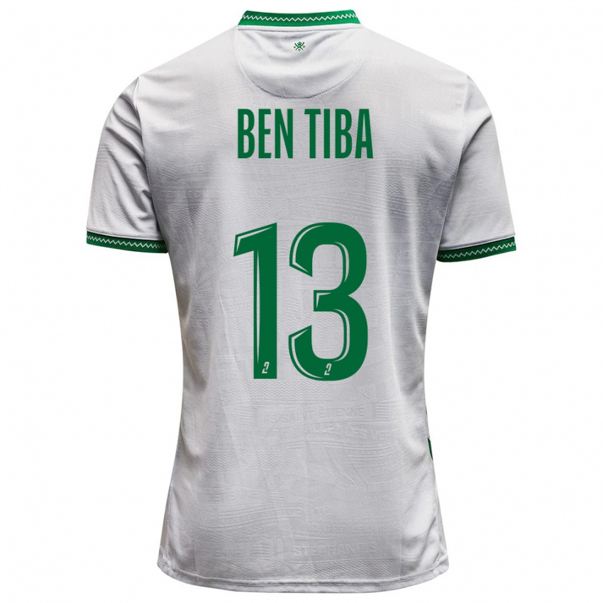 נשים הלמי בן טיבה #13 לבן ירוק הרחק ג'רזי 2025/26 חולצה קצרה