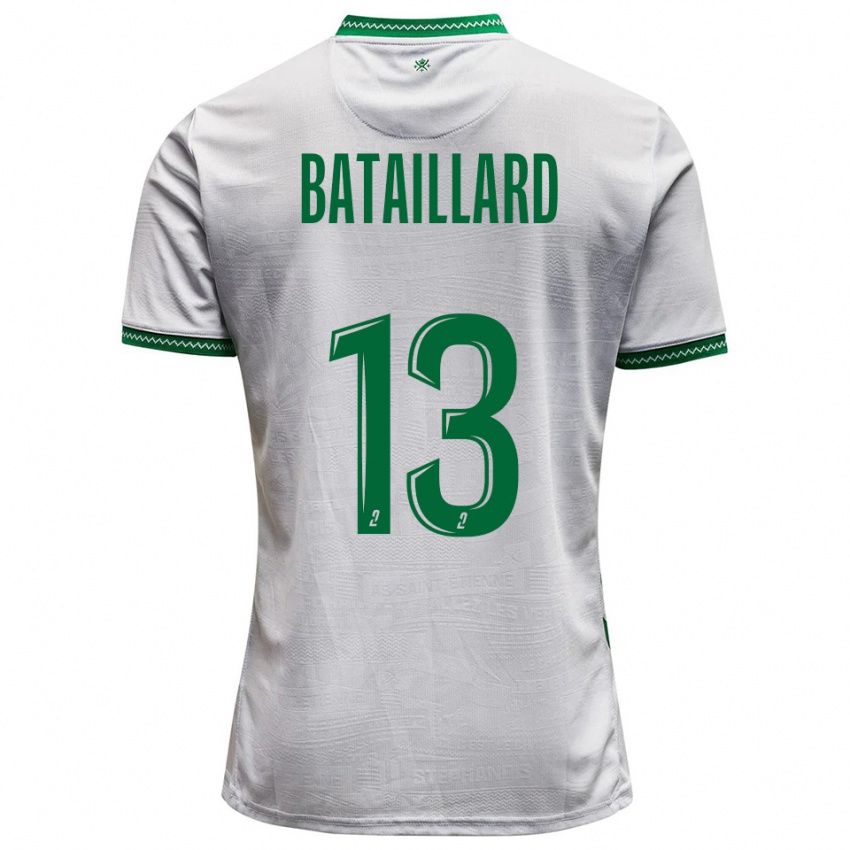 נשים פאוסטין בטאיארד #13 לבן ירוק הרחק ג'רזי 2025/26 חולצה קצרה