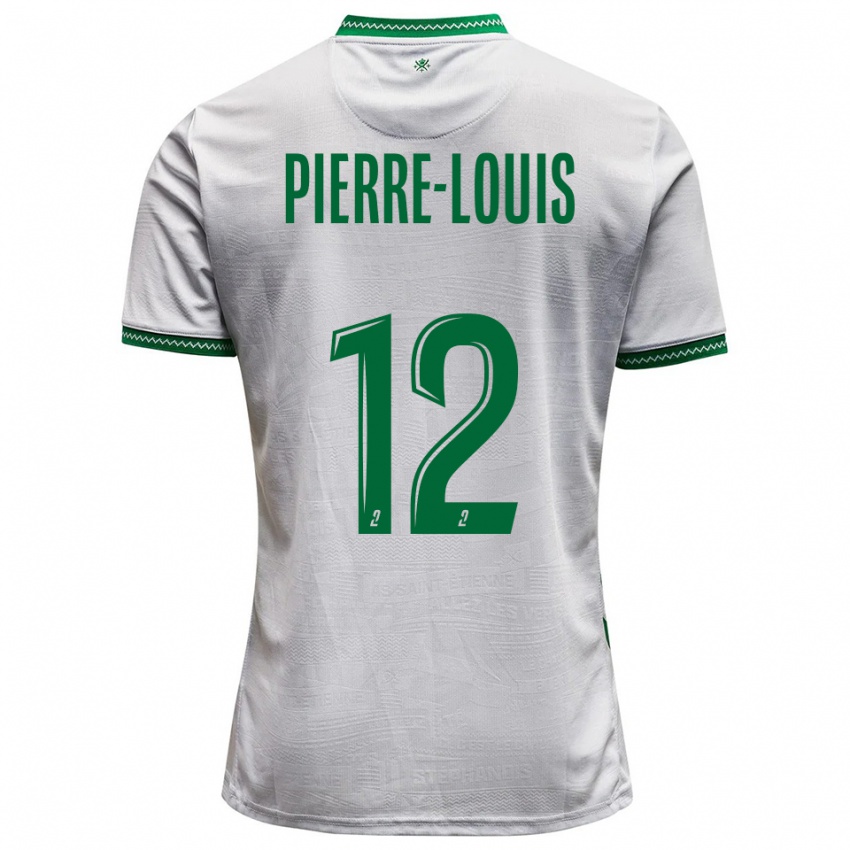 נשים אמאנדיין פייר-לואיס #12 לבן ירוק הרחק ג'רזי 2025/26 חולצה קצרה