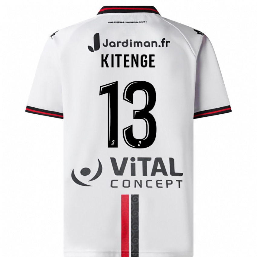 נשים לאנדרי ונדי קיטנגה #13 לבן אדום הרחק ג'רזי 2025/26 חולצה קצרה