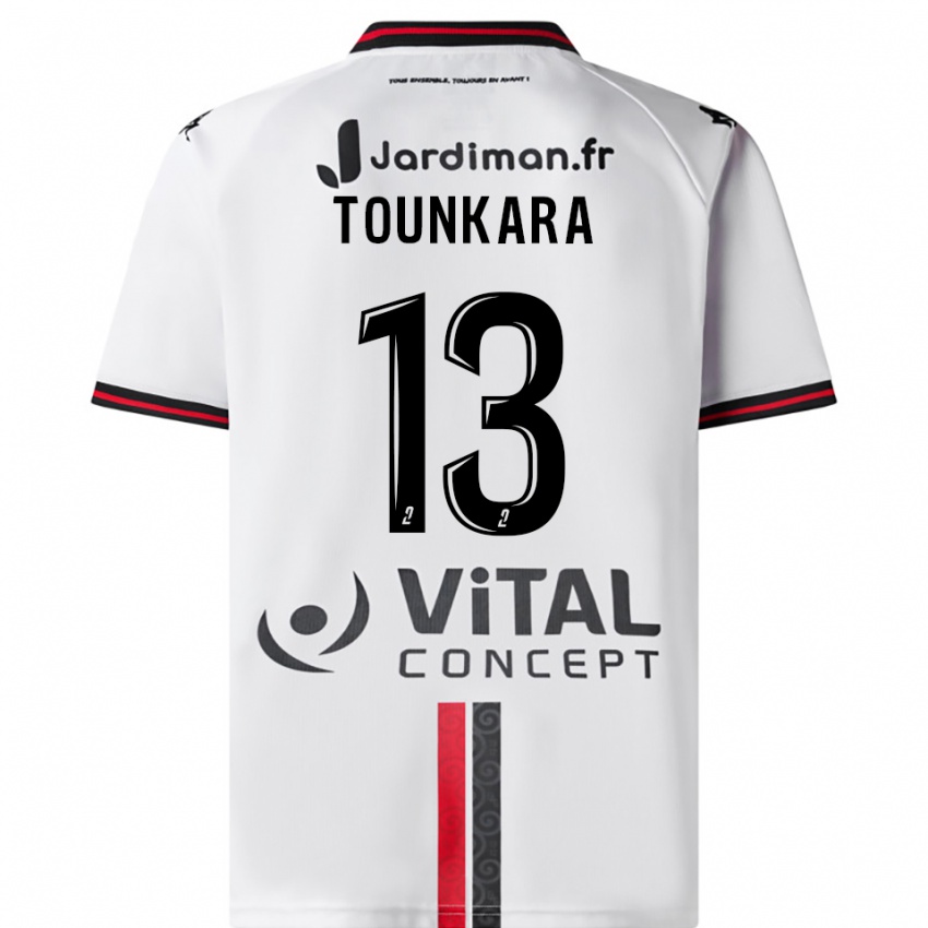 נשים Fadiala Tounkara #13 לבן אדום הרחק ג'רזי 2025/26 חולצה קצרה
