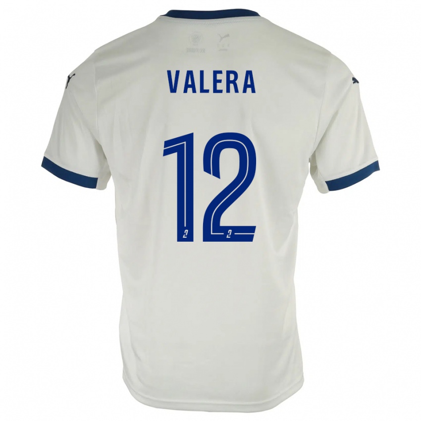נשים Louis Valera #12 לבן כחול הרחק ג'רזי 2025/26 חולצה קצרה