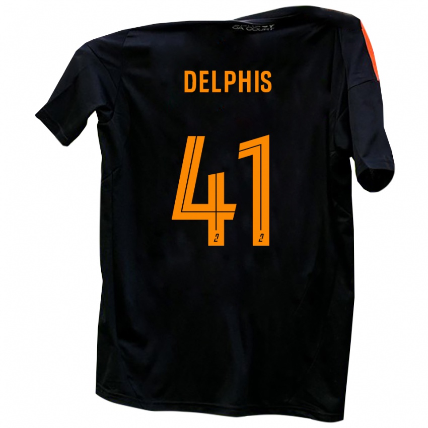 נשים Thibault Delphis #41 לבן אדום הרחק ג'רזי 2025/26 חולצה קצרה