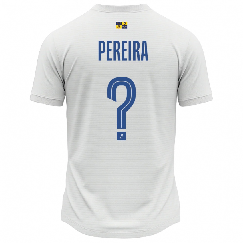 נשים Taina Pereira #0 לבן כחול הרחק ג'רזי 2025/26 חולצה קצרה