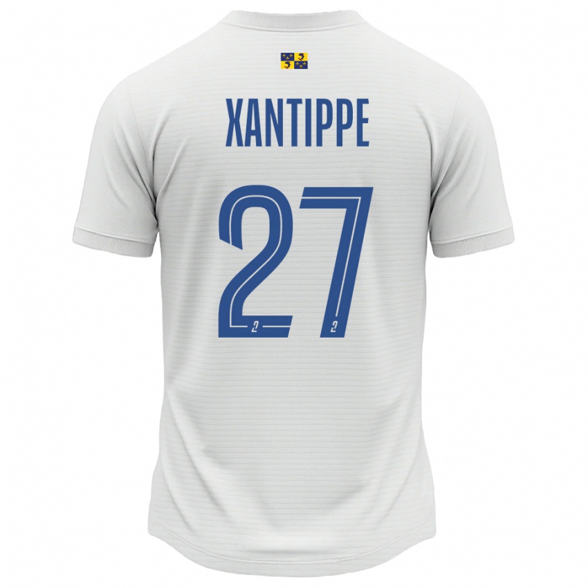 נשים Matthéo Xantippe #27 לבן כחול הרחק ג'רזי 2025/26 חולצה קצרה