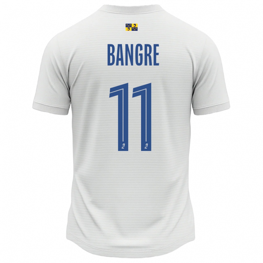 נשים ממאדי בנגרה #11 לבן כחול הרחק ג'רזי 2025/26 חולצה קצרה