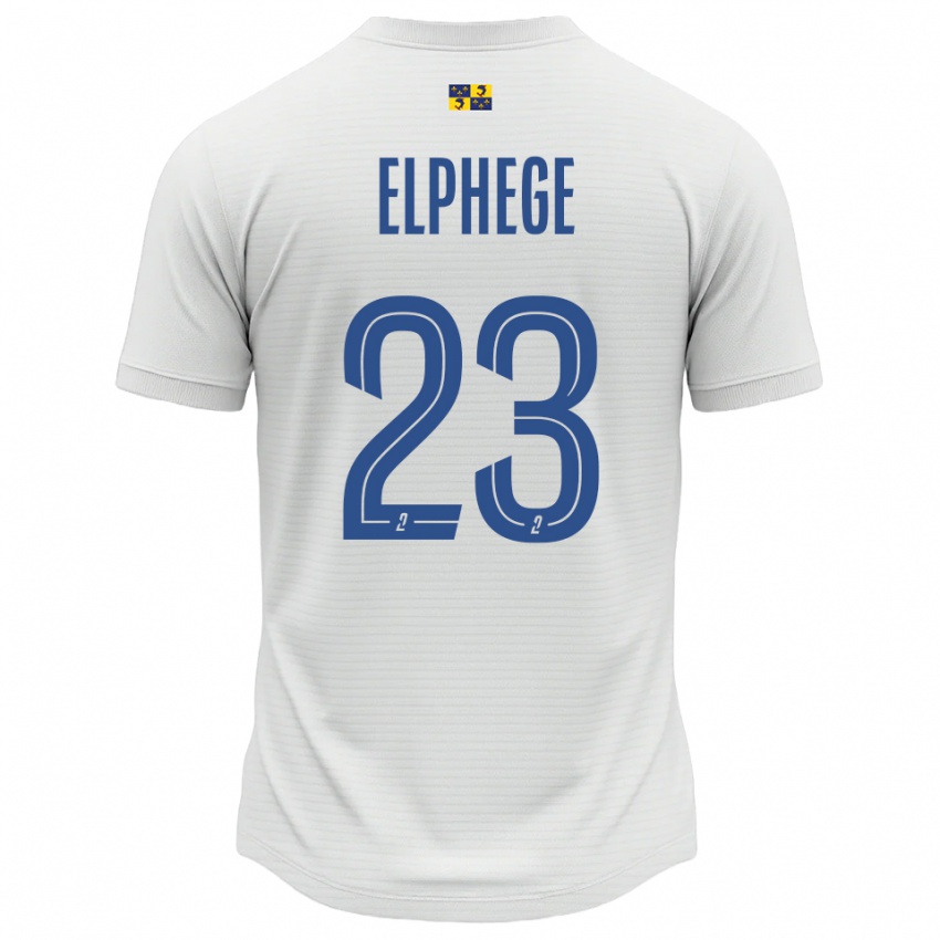 נשים Nesta Elphege #23 לבן כחול הרחק ג'רזי 2025/26 חולצה קצרה