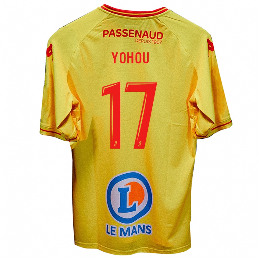 נשים סמואל יוהו #17 צהוב הרחק ג'רזי 2025/26 חולצה קצרה