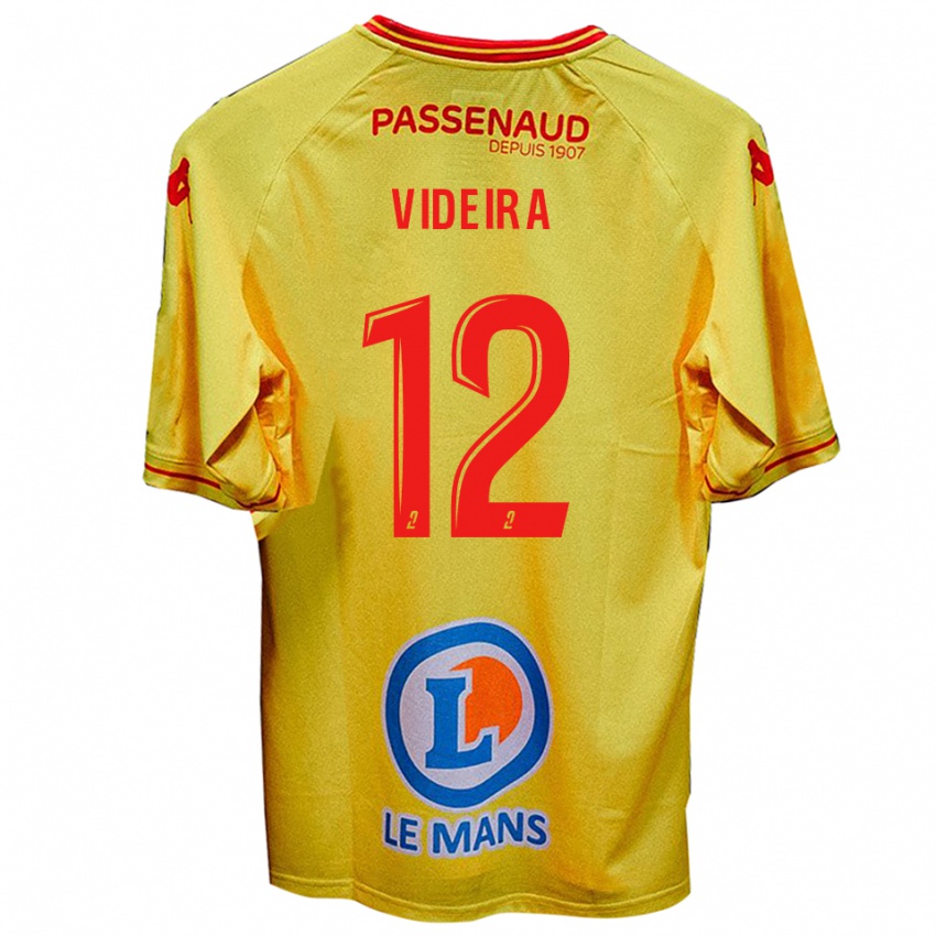 נשים Lenny Videira #12 צהוב הרחק ג'רזי 2025/26 חולצה קצרה