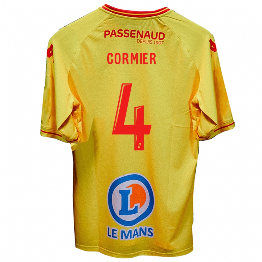 נשים Leny Cormier #4 צהוב הרחק ג'רזי 2025/26 חולצה קצרה