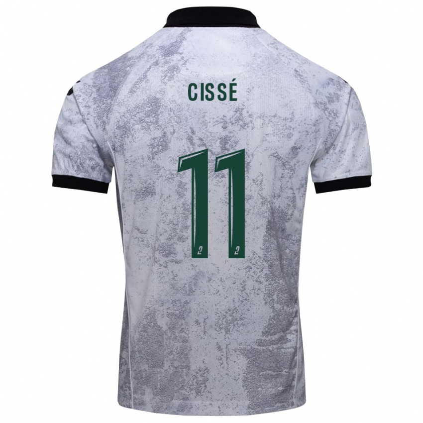 נשים קמו סיסה #11 לבן שחור הרחק ג'רזי 2025/26 חולצה קצרה