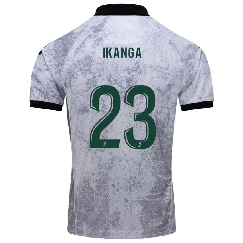 נשים Jovany Ikanga #23 לבן שחור הרחק ג'רזי 2025/26 חולצה קצרה