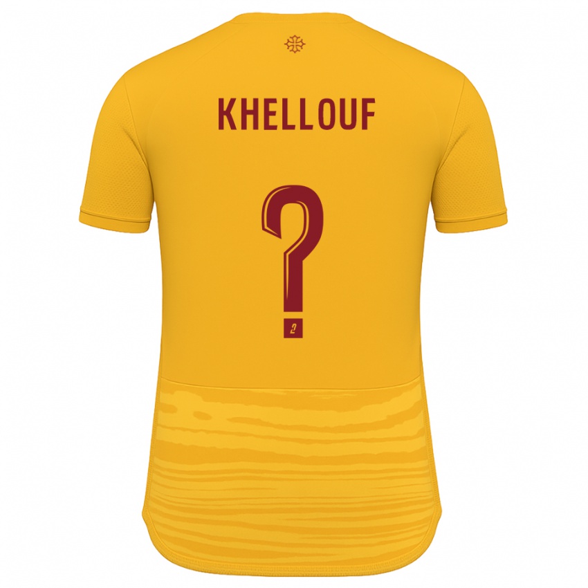 נשים Ilyann Khellouf #0 כתום בורדו הרחק ג'רזי 2025/26 חולצה קצרה