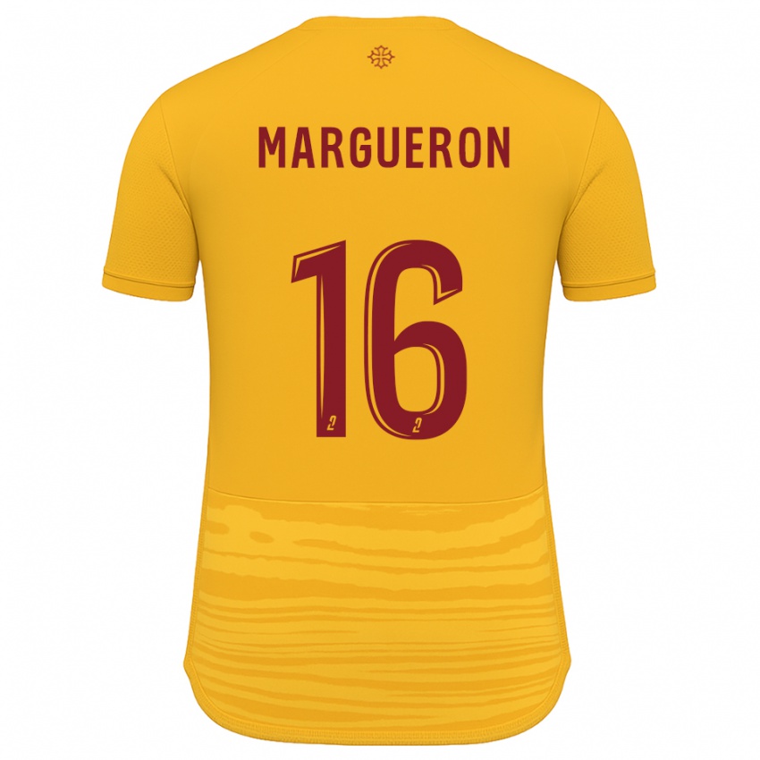 נשים לוקס מרגרון #16 כתום בורדו הרחק ג'רזי 2025/26 חולצה קצרה