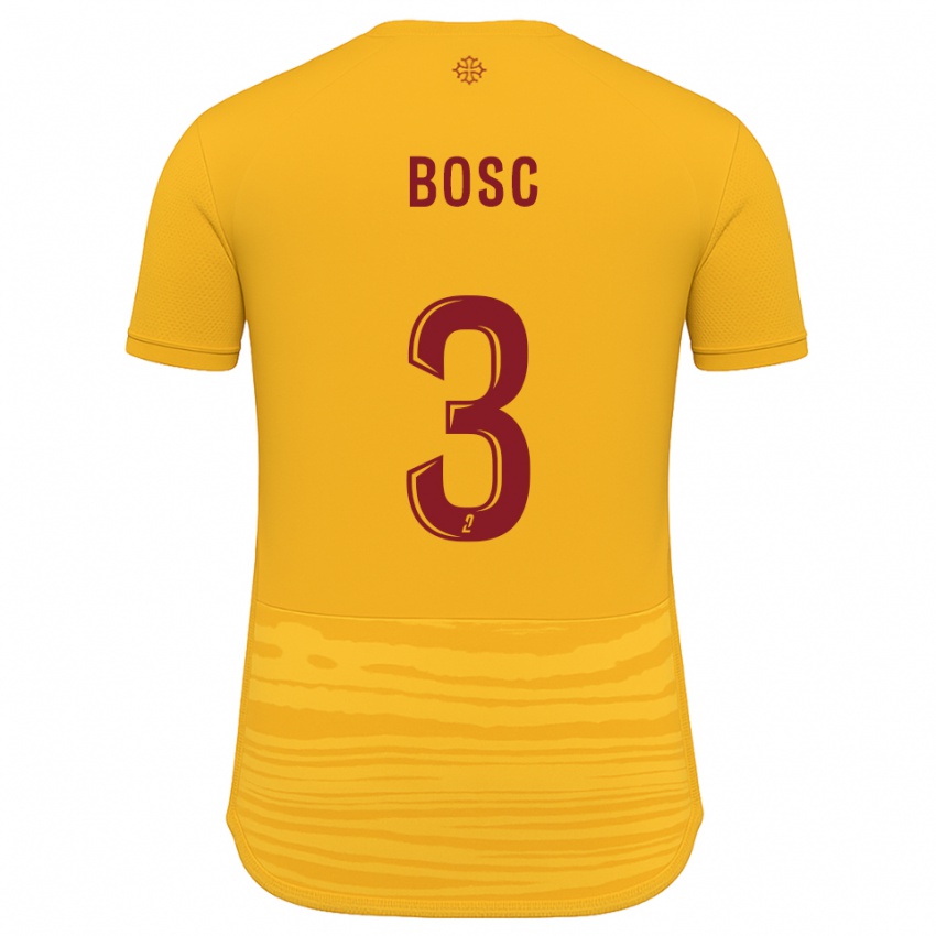 נשים Tom Bosc #3 כתום בורדו הרחק ג'רזי 2025/26 חולצה קצרה