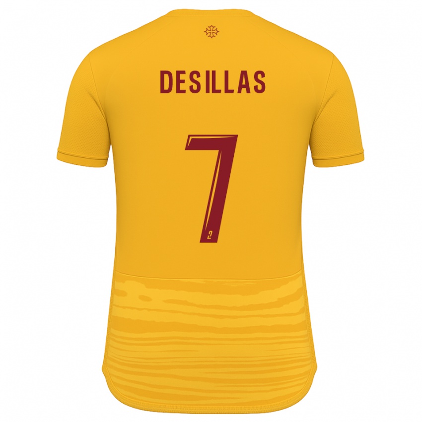 נשים Audric Desillas #7 כתום בורדו הרחק ג'רזי 2025/26 חולצה קצרה