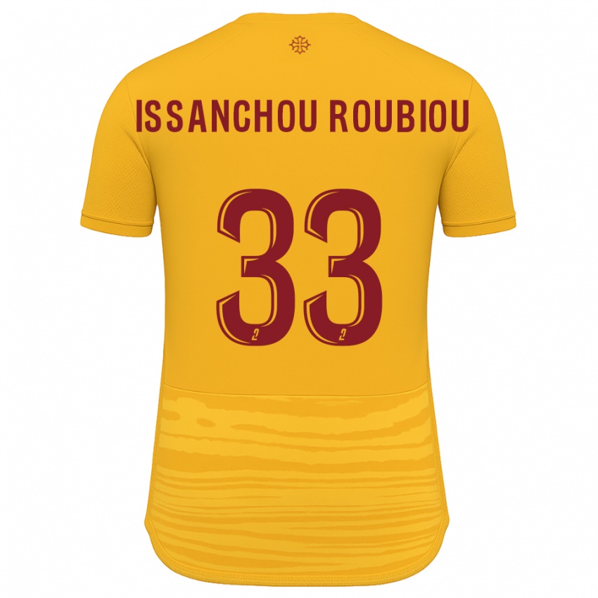 נשים Corentin Issanchou Roubiou #33 כתום בורדו הרחק ג'רזי 2025/26 חולצה קצרה