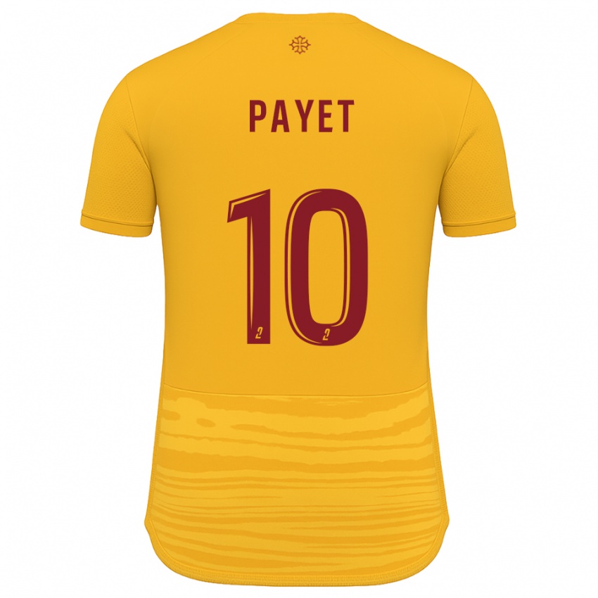 נשים Paul Payet #10 כתום בורדו הרחק ג'רזי 2025/26 חולצה קצרה