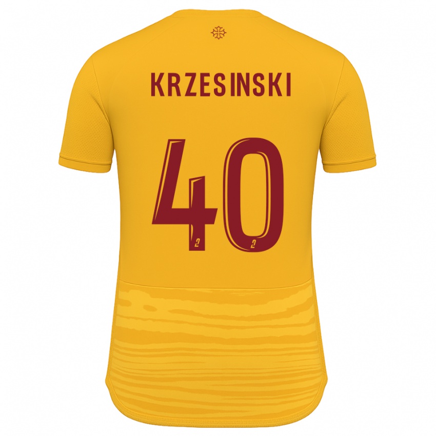 נשים Clément Krzesinski #40 כתום בורדו הרחק ג'רזי 2025/26 חולצה קצרה