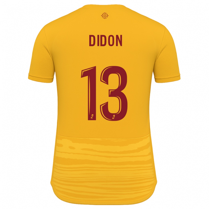 נשים Anis Didon #13 כתום בורדו הרחק ג'רזי 2025/26 חולצה קצרה