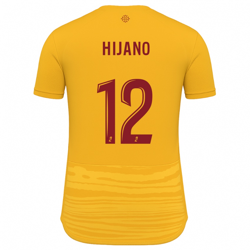 נשים Noa Hijano #12 כתום בורדו הרחק ג'רזי 2025/26 חולצה קצרה