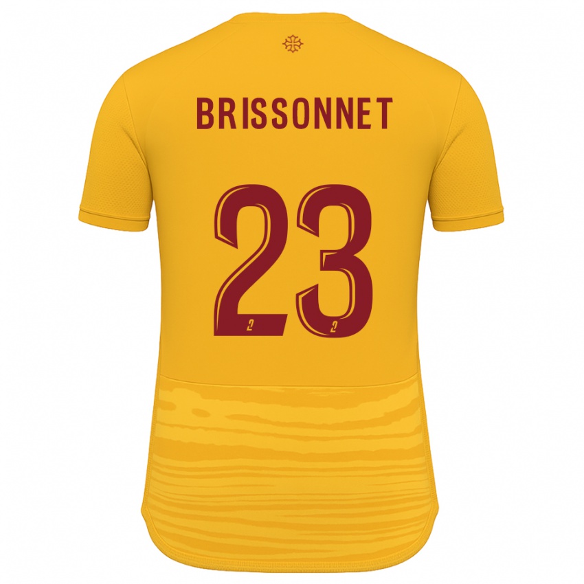 נשים Tiphaine Brissonnet #23 כתום בורדו הרחק ג'רזי 2025/26 חולצה קצרה