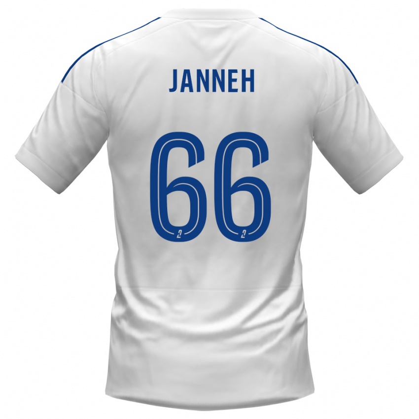 נשים ג׳וסלין ג'אנה #66 לבן כחול הרחק ג'רזי 2025/26 חולצה קצרה