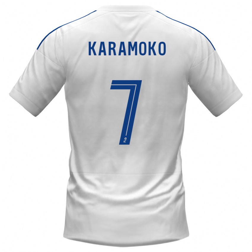 נשים איסיאקה קראמוקו #7 לבן כחול הרחק ג'רזי 2025/26 חולצה קצרה