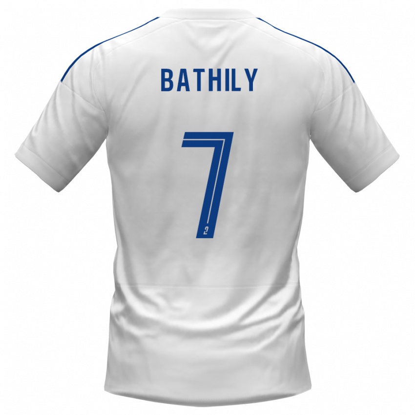 נשים יאחיה באתילי #7 לבן כחול הרחק ג'רזי 2025/26 חולצה קצרה