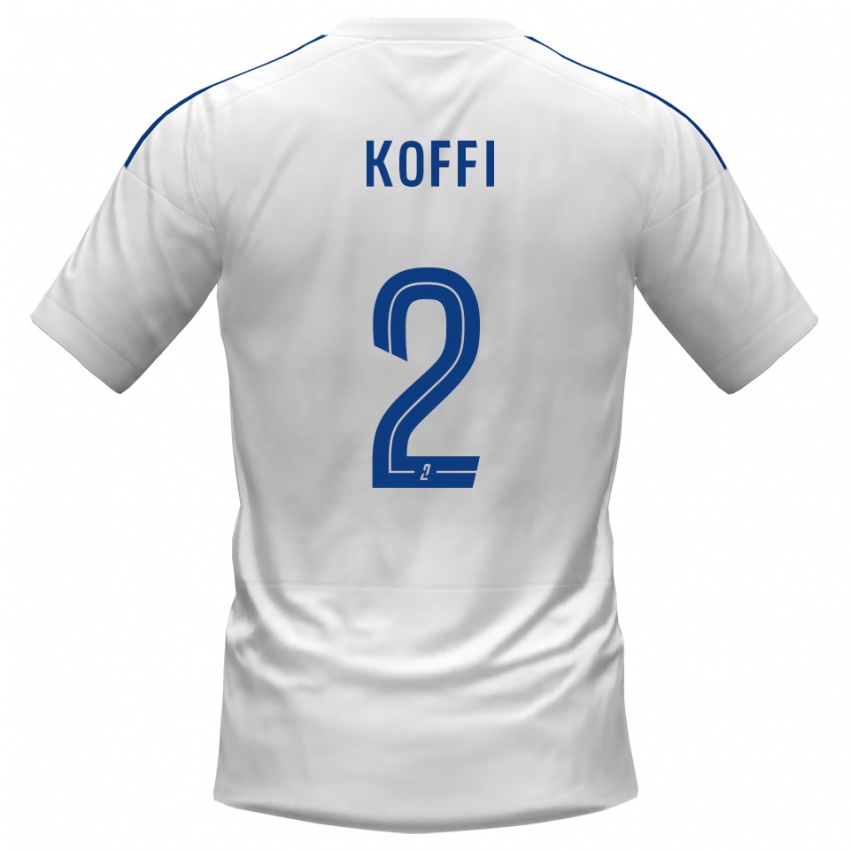 נשים ז'אן-כריסטוף קופי #2 לבן כחול הרחק ג'רזי 2025/26 חולצה קצרה