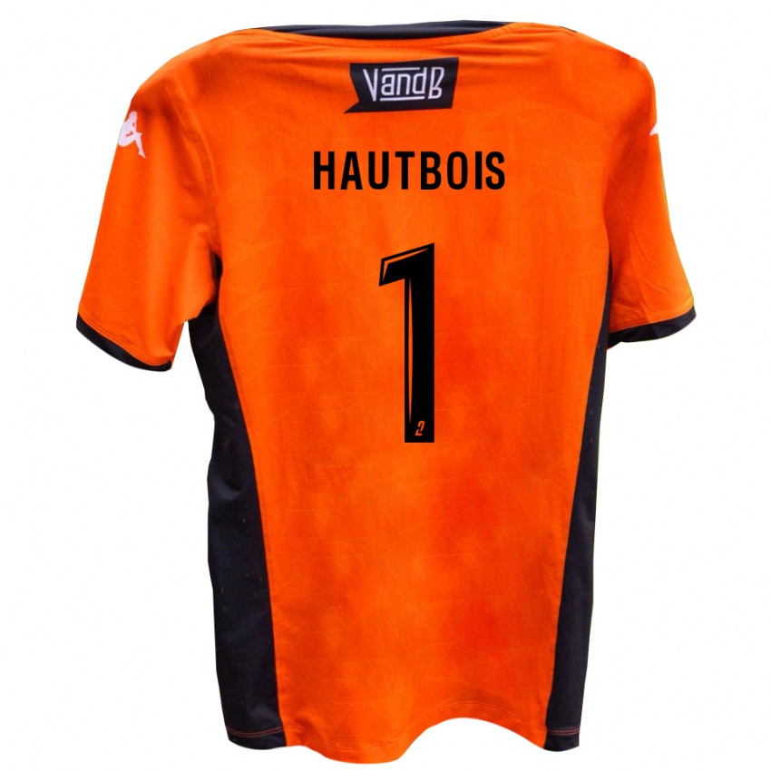 נשים Maxime Hautbois #1 לבן שחור הרחק ג'רזי 2025/26 חולצה קצרה