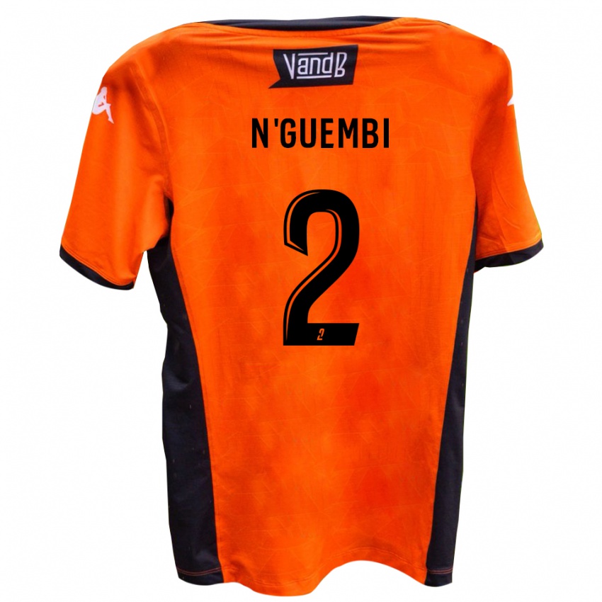 נשים Gabriel N'guembi #2 לבן שחור הרחק ג'רזי 2025/26 חולצה קצרה