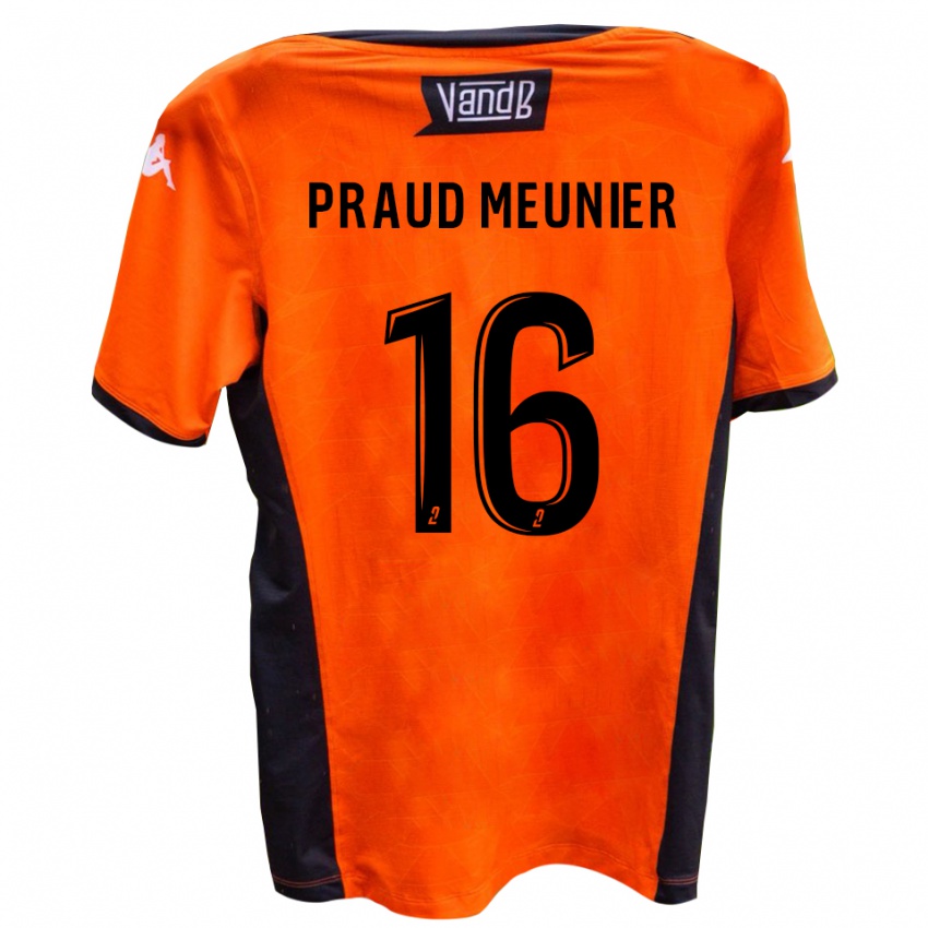 נשים Nolhan Praud Meunier #16 לבן שחור הרחק ג'רזי 2025/26 חולצה קצרה