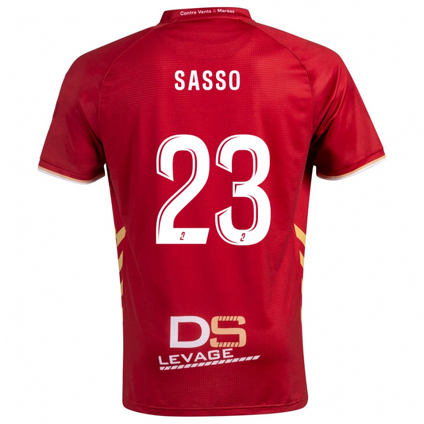 נשים וינסנט סאסו #23 בורדו זהב הרחק ג'רזי 2025/26 חולצה קצרה