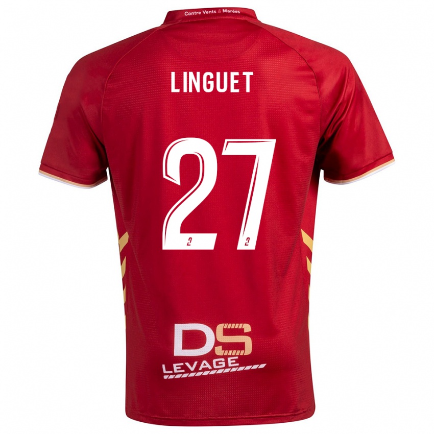 נשים אלאן לינגה #27 בורדו זהב הרחק ג'רזי 2025/26 חולצה קצרה