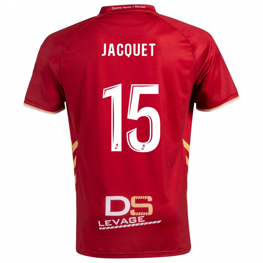 נשים Nils Jacquet #15 בורדו זהב הרחק ג'רזי 2025/26 חולצה קצרה