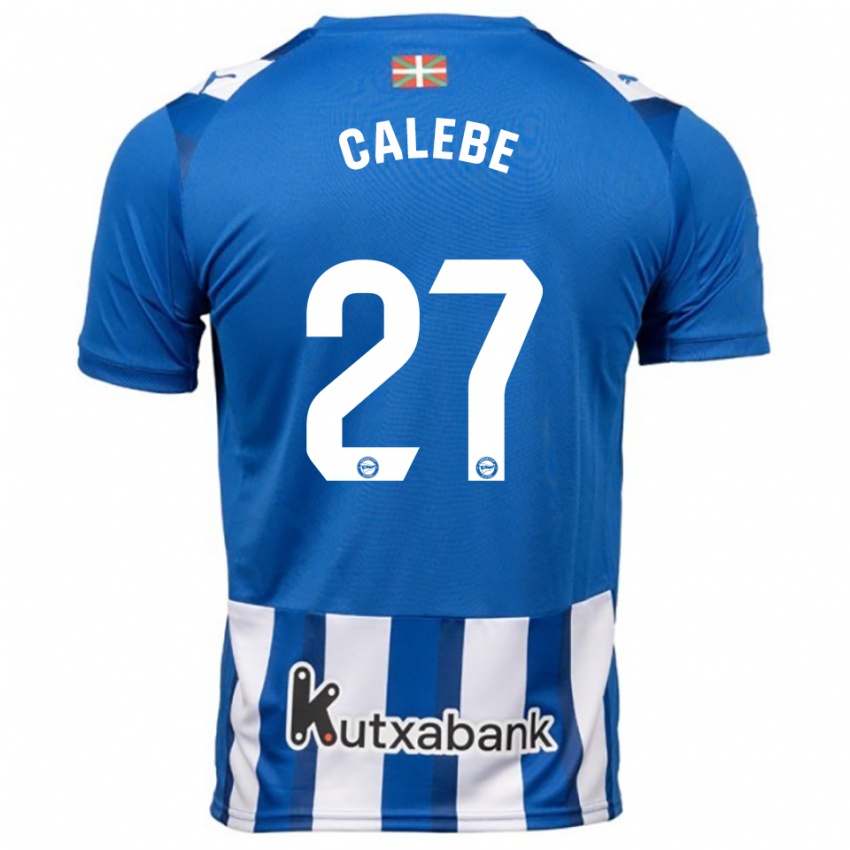 ילדים Calebe #27 כחול לבן ג'רזי ביתית 2025/26 חולצה קצרה