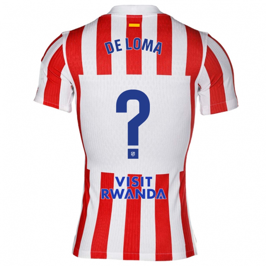 ילדים מרקוס דה לומה #0 אדום לבן ג'רזי ביתית 2025/26 חולצה קצרה