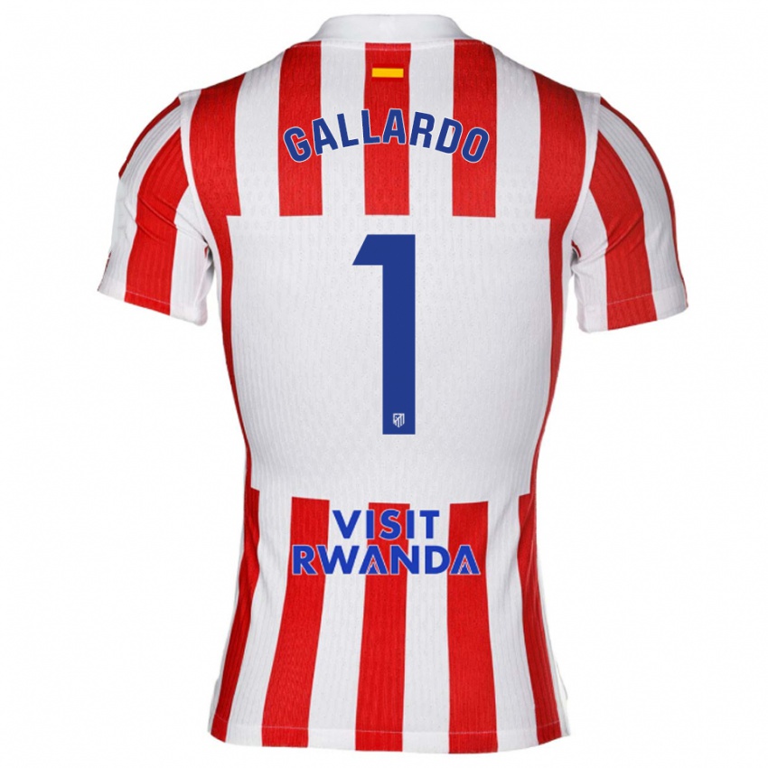 ילדים לולה גאיארדו #1 אדום לבן ג'רזי ביתית 2025/26 חולצה קצרה