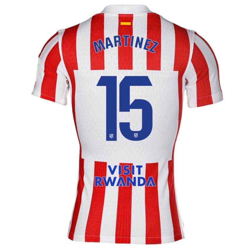 ילדים דניאל מרטינס #15 אדום לבן ג'רזי ביתית 2025/26 חולצה קצרה