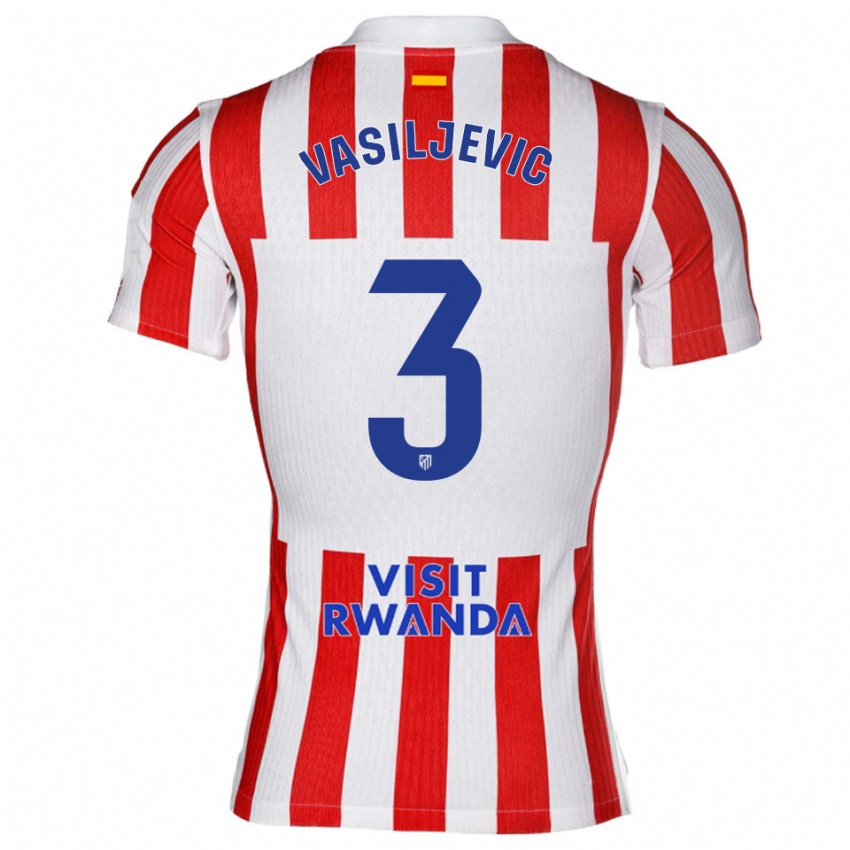 ילדים איבן ואסילייביץ׳ #3 אדום לבן ג'רזי ביתית 2025/26 חולצה קצרה